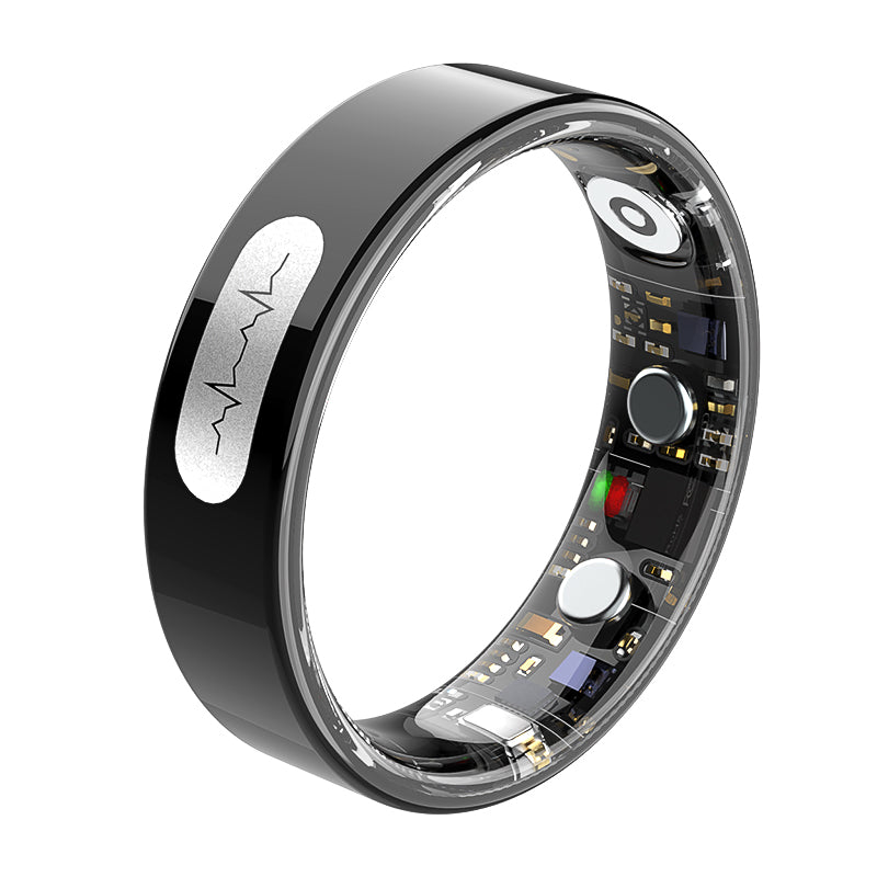 DarkFairy™ R08 Blood Glucose ECG/EKG Blood Pressure Monitoring AI Health Analysis Smart Ring