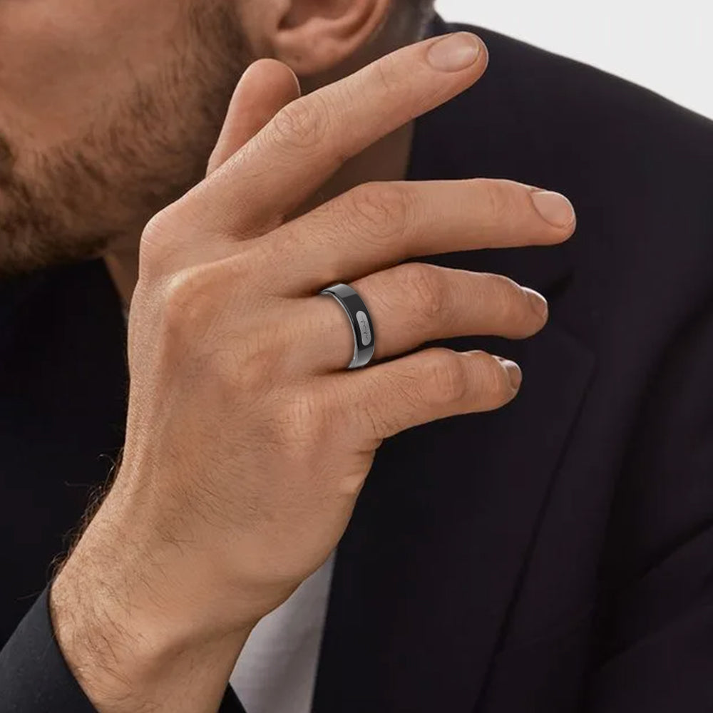 DarkFairy™ R08 Blood Glucose ECG/EKG Blood Pressure Monitoring AI Health Analysis Smart Ring